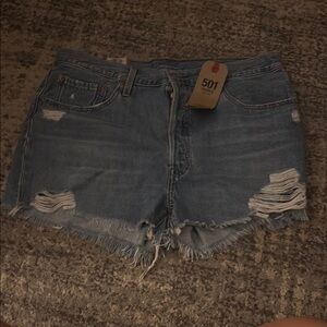 Levi's Blue Denim Shorts